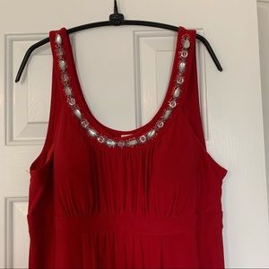 Sleeveless Red Dress